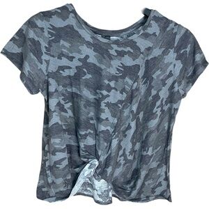 Core 10 Twist Front Camo Tee T-Shirt Gray Black
